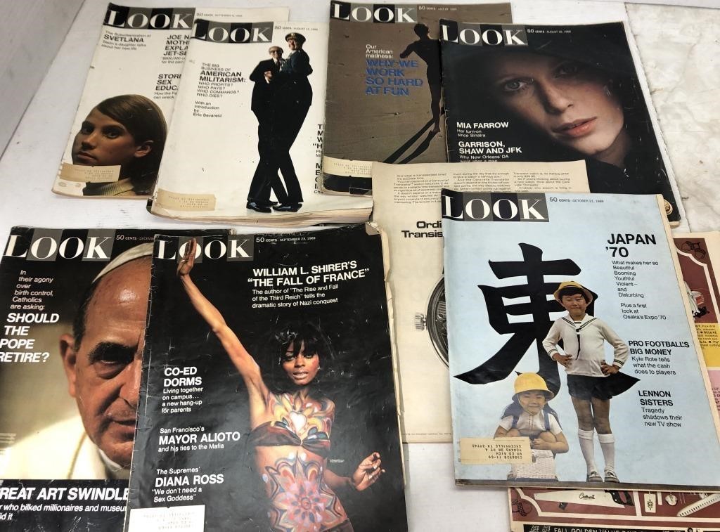Look Magazines 1968-1969 some missing covers