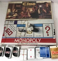 Games, Clue, Monopoly, UNO, Rook etc.