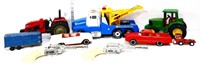 Mixed estate toy lot, inc toy tow truck, lot as is