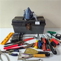 Toolbox Loaded W/ Tools, Husky Screwdrivers Pliers