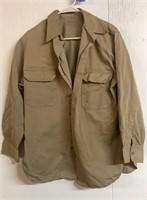 TAN MILITARY SHIRT M-L