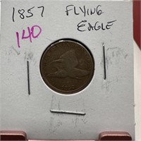 1857 FLYING EAGLE CENT