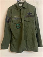 US AIR FORCE SHIRT AND TROUSERS.