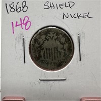 1868 SHIELD NICKEL