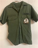 US NAVY NAVAIDSUPPUNIT SHIRT AND TROUSERS