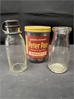 (8) Vintage Glass Jars & Jugs