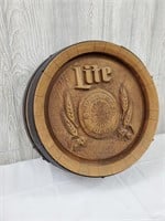 Miller Lite Barrel Beer Sign