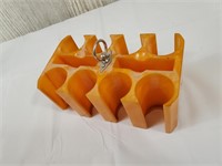 Chunky Marbled Bakelite Poker Rack