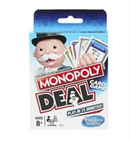 Monopoly Deal Card Game, for Kids, Ages 8 9 10 11