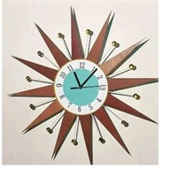 Mduoduo Medieval Starburst Sunburst Clock