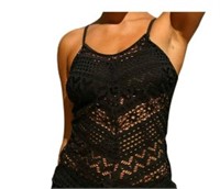 ZQGJB Two Piece Lace Tankini Swimsuits for Women D