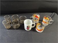(9) Vintage Collectible Glasses