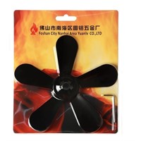 Eco Black Fire Heat Wood Stove Fan for Heat Powere