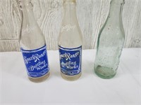 South Range Bottling Works Glass Bottles