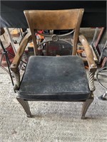 Wood & Twisted Metal Chair