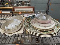 Various China Plates and Dishes