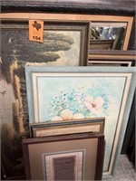 (11) Various Framed Wall Art/Painting and Frames