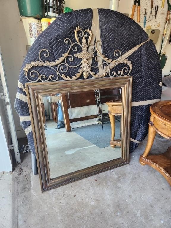 Large Uttermost Wall hanging Ornate mirror