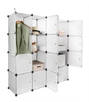 SortWise 16 Cube Portable Closet Organizer Wardrob
