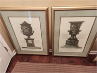 2 Framed Vase antico by Giovanni Battista Piranesi