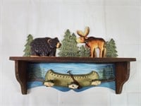 Super cute Northwoods shelf & with hanging pegs