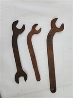 Antique wrenches for garage display!