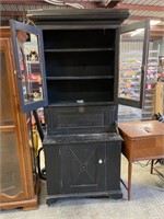 Antique Locking Buffet Cabinet