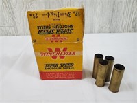 Winchester Brass Shotgun Shells w/box