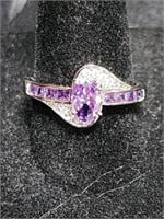 Purple Princess Amethyst Ring