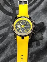 SBAO Watch with Yellow Band