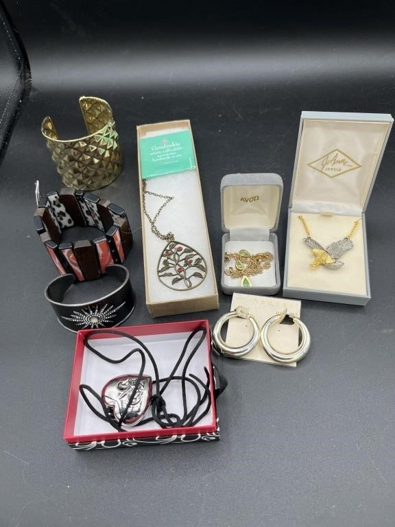 Bin Of Assorted Jewelry