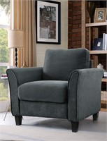 Lifestyle Solutions Austin Arm Chair, Slate Grey