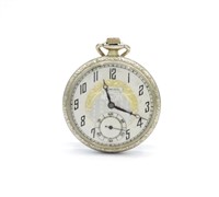 Vintage Admiral screw back pocket watch