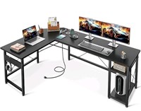 Coleshome L Shaped Computer Desk 66"