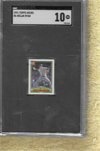 1991 Topps Micro Nolan Ryan RB SGC 10