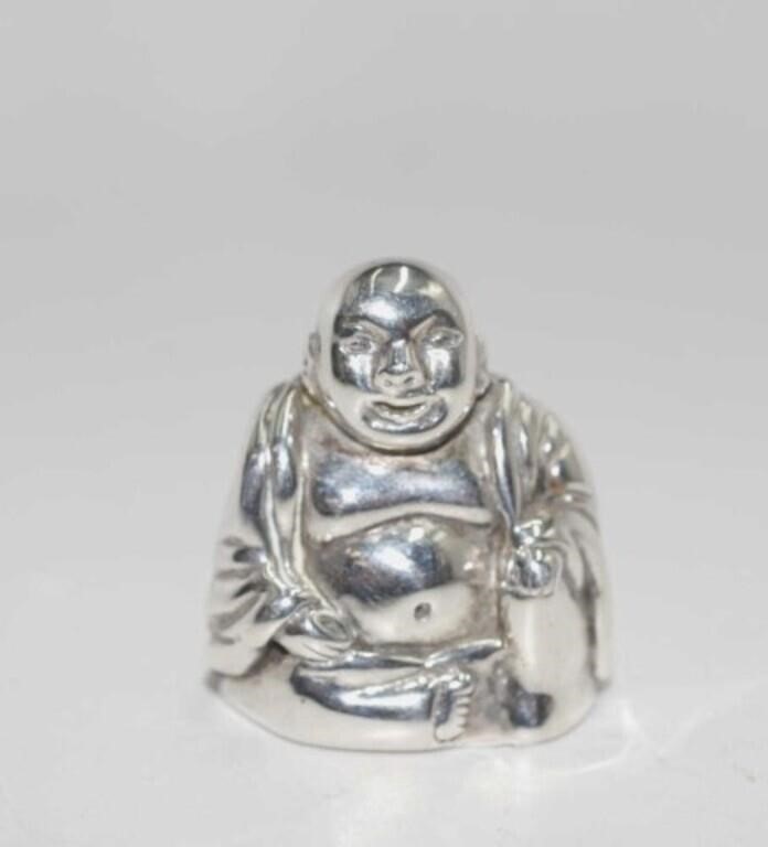Sterling silver Buddha