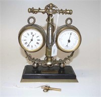 Nautical theme desk clock /thermometer /barometer