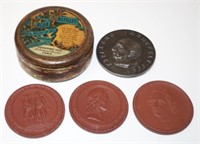 Four commemorative medals