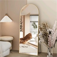 Full Length Mirror, 64"x21" Arch Mirror