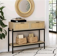 Nathan James Virgo Wood Accent Storage Console