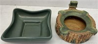 McCoy Planter & no name vintage ash tray