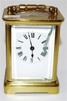 Vintage brass cased carriage clock