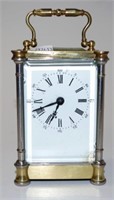 Vintage brass cased carriage clock