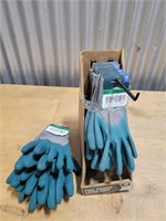 Lof of full finger latex grip gloves