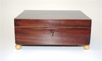 George III  flambe mahogany box