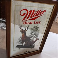 Miller High Life Whitetail Deer Mirror