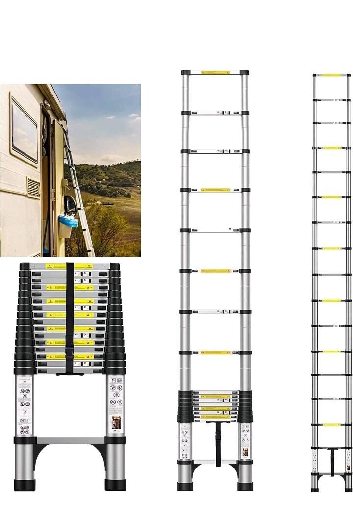 16.5FT Telescoping Ladder, Aluminum