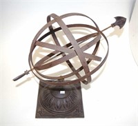 Wrought iron armillary