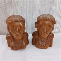 Philippine Made Hand Carved Busts