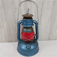 Dietz No. 100 Red Glass Lantern